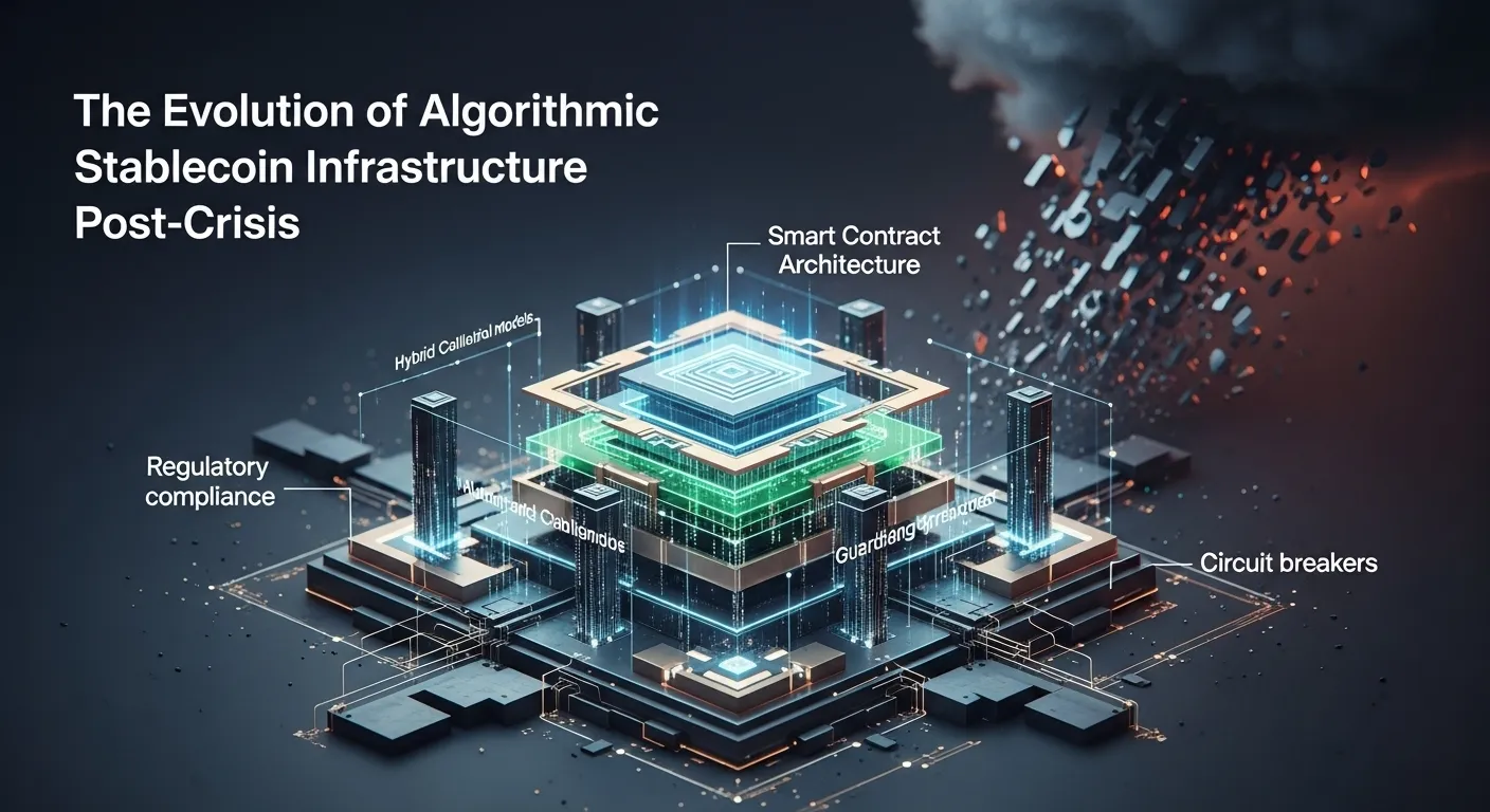 Blog banner for The Evolution of Algorithmic Stablecoin Infrastructure Post-Crisis